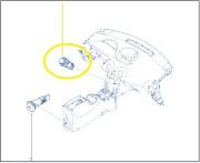 Renault Megane III/ Fluence/Clio III/ Clio IV Çakmak 253315936R