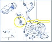 Renault Laguna II 1.6 16 Valf Tek Çıkış Benzin Şamandırası 8200004964