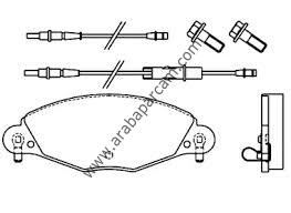 ÖN FREN BALATASI C5 2.2HDİ/3.0 V6 425289