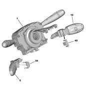 Peugeot 206 Sedan/ Partner/Berlingo (Arka Cam Silgisiz) Far Silecek Kumanda Kolu 6239.JK/6239.Q2