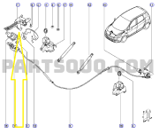 Scenic 3 Motor Kaput Emniyet Kilidi 656030002R