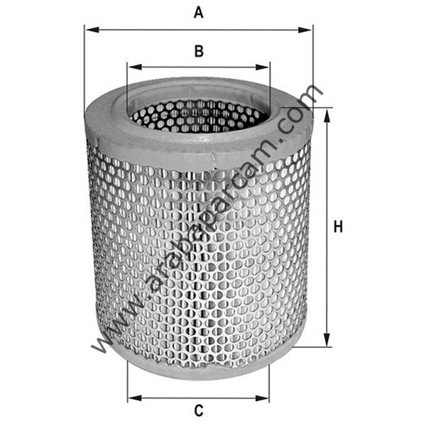 Peugeot Boxer Hava Filtresi 2.5 Düz Motor Kısa Tip 144409.06
