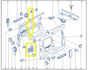 Renault Kango II 98-2008 Bagaj Kapı Menteşesi 7700303749/908786649R