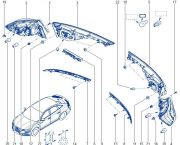 Renault Talisman Sağ İç Stop Lambası 266503924R/265504406R/ 265552260R