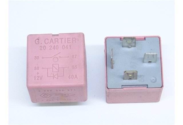 Renault Megane-Scenic-Clio-Latitude-Duster-Logan 12V-40A 12V 40A Röle Pembe 8200308271