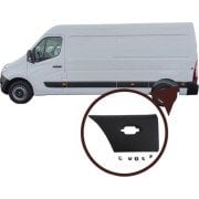 Renault Master 3 Arka Çamurluk Bandı Çıtası Sol 768F20007R