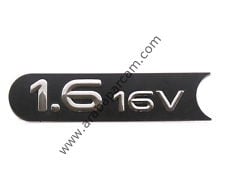 Renault 1.6 16V Siyah Tabanlı Oval Yazı 7700438093