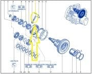 Renault R9/R11/Clio/R21 Kilometre Dişli Mili 7700722304