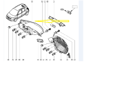 Scenic II Sağ Pembe Stop Lambası 820012702