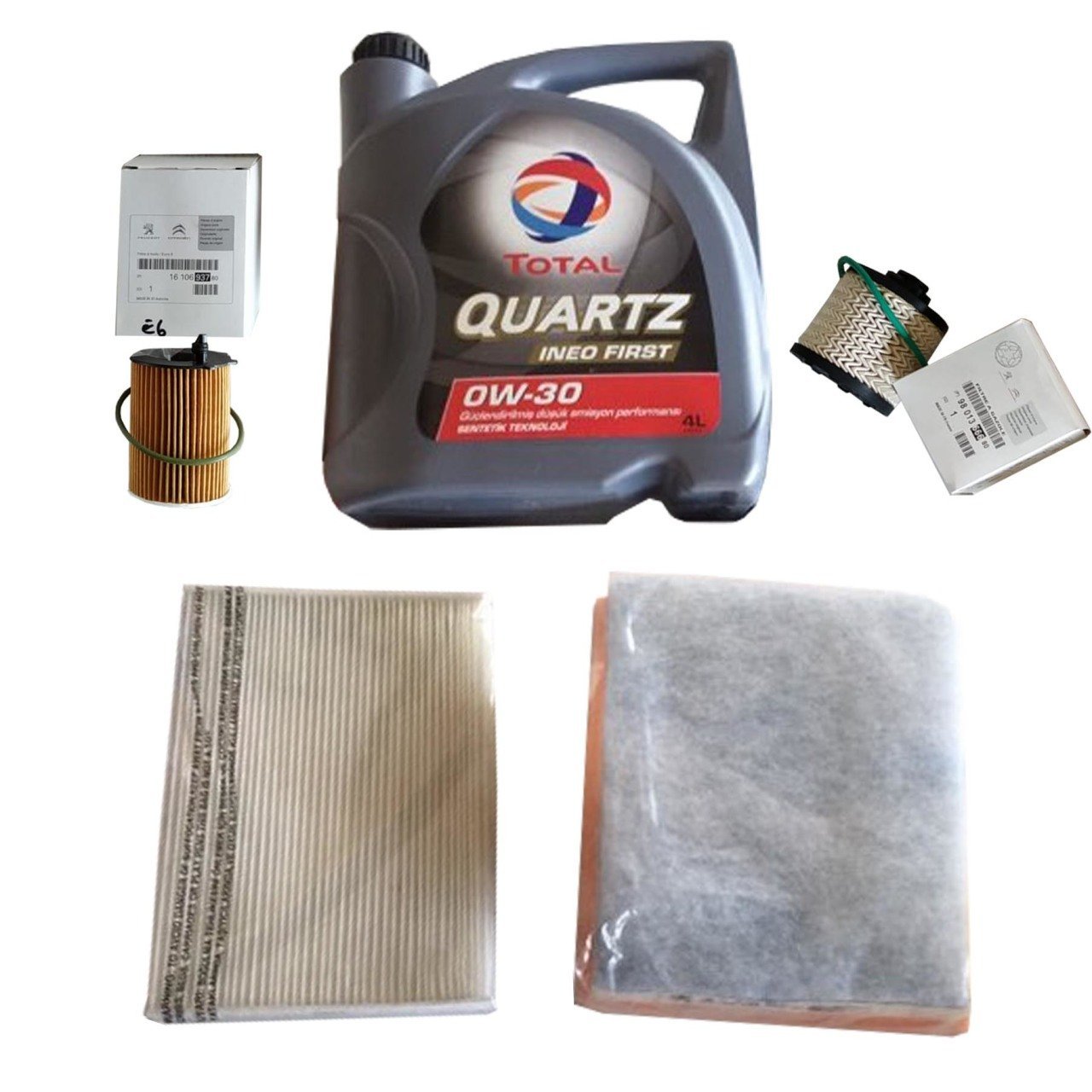 専用1 Cıtroen C-Elysee 1.6 Dizel Euro 6 Yağ Bakım Seti 400117 - Renom