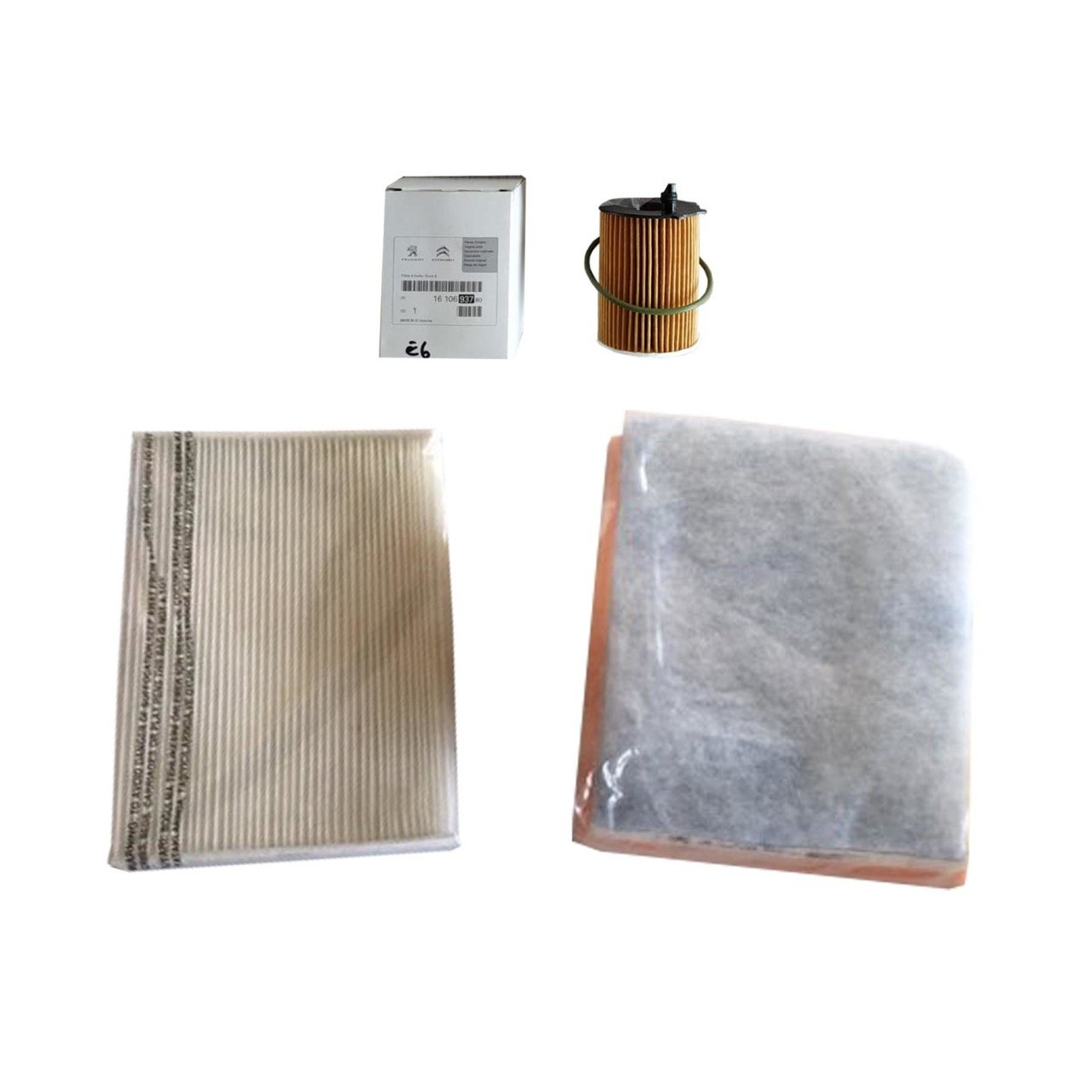 Cıtroen C-Elysee 1.6 Dizel Euro 6 Filtre Seti (Mazot Filtresiz) 400117.2