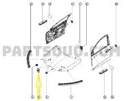 Clio V/ Captur II/ Austal /Megane IV/ Kaput Ayar Takozu 958299036R