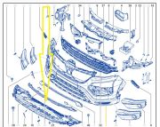 Taliant / Sandero III Ön Tampon Alt Muhafazası 622358212R