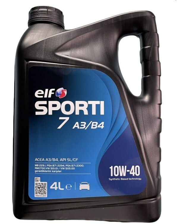 Elf 10/40 Motor Yağı Sporti 4 LT
