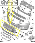 Peugeot 301 2013-2016 Orta Panjur Komple Nikelajlı 9676946780