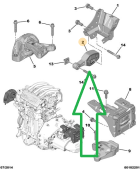 Peugeot 301/208/C3 1.2 Vti Şanzıman Alt Takozu 9810221880