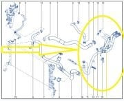 Renault Latitude/ Laguna III 1.5 K9K Radyatör Hortumu 924000059R