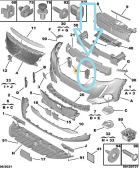 Peugeout 2008(P24E) Ön Tampon Sol Darbe Emici 1668510880
