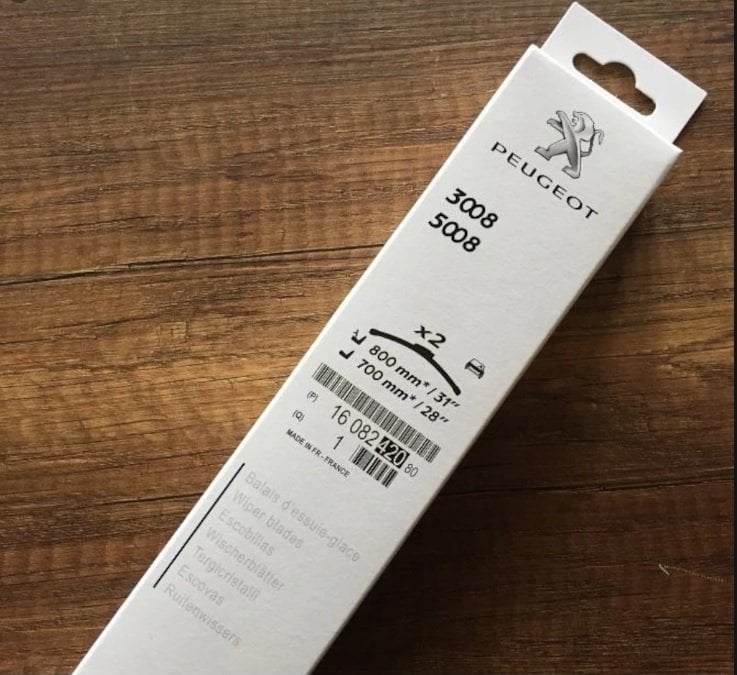 Peugeot 3008 5008 İlk Kasa Ön Silecek Takımı 1608242080