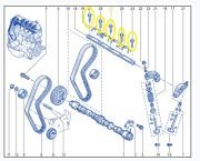 Renault Clio/ R19/ Kangoo  1.4  8 Valf E7j Külbüratör Mil Civatası (1 adet)7700739225