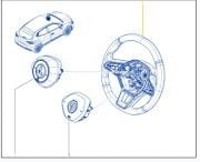 Renault Clio V Direksiyon Simidi 484001394R/ 484004754R/484002607R