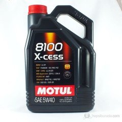 Motul Motor Yağı 5w40 8100 X-cess 4 Lt Tam Sentetik