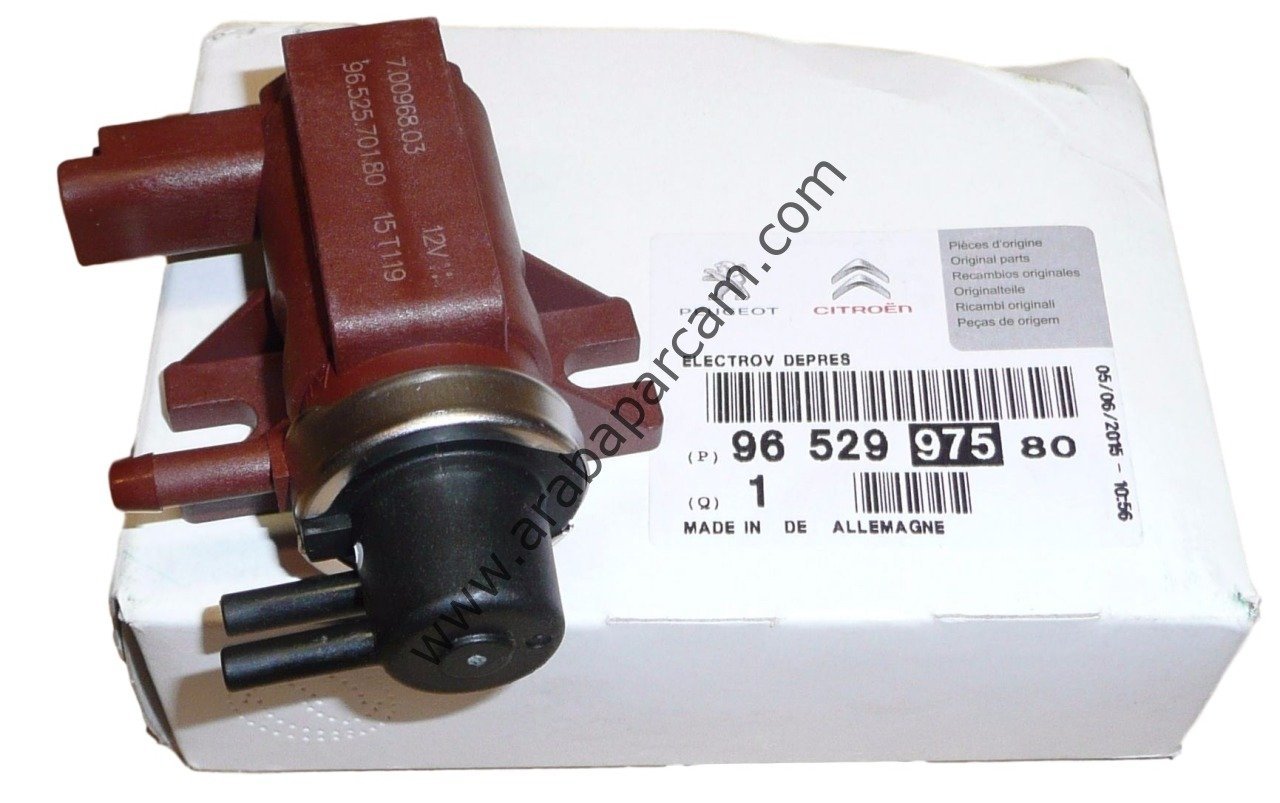 Peugeot 307, 308 C4 407 Partner Tepee Turbo Elektrovanası 1.6 Dizel 9652997580