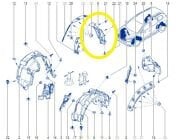 Dacia Duster 2017> Sağ Arka Teker Davlumbaz 767480689R