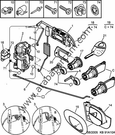 KAPI KİLİDİ 206/306