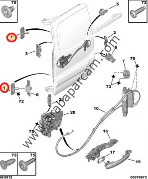 KİLİT KARŞILIĞI 206/306/PARTNER