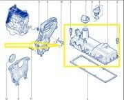 Renault R19/Megane 1 /Clio K7M/K4J Külbüratör Kapağı 7700867167/ 8200243595/ 7700106915
