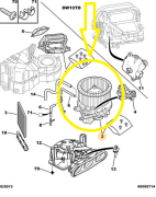 Peugeot Partner / Cıtröen Berlingo 1999-2008 Klimalı Kalorifer Motoru 6441.L3