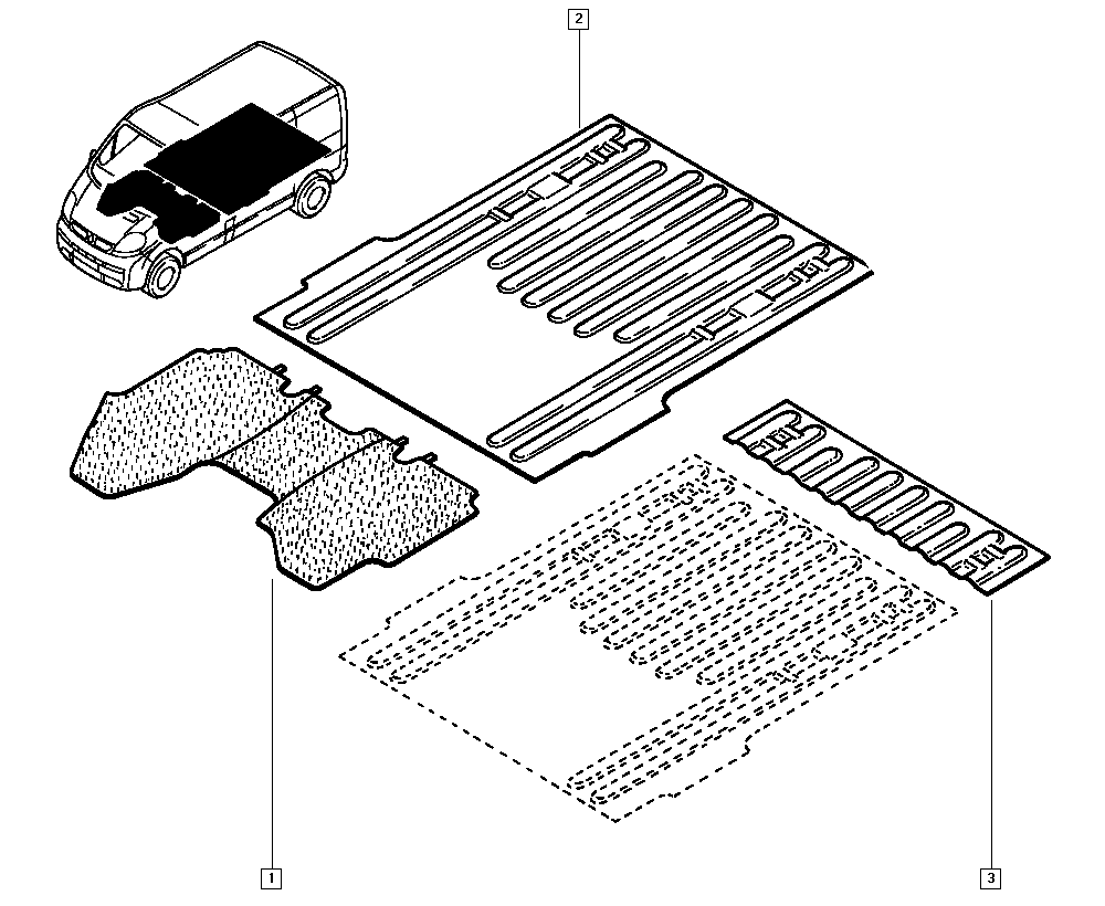 Renault  Trafik Lastik Paspas 7711211647