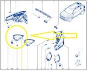 Dacia Duster 2022>/Renault Duster 2024> Sağ Arka Geri Vites Lambası 265545106R