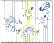 Renault Express 2021> Sol Ön Çamurluk Davlumbazı 638415508R