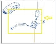 Renault Megane IV/Talisman Sol Arka Kapı Kilidi 825037601R