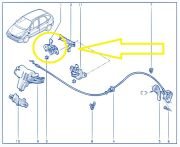Renault Megane I 1996-1999/ Renault Scenic I 1996/1999 Faz 1 Kaput Klidi 7700419681/ 7700847420/7702255435