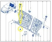 Renault Clio V/Renault Duster Arka Koltuk Sekmanı 883049987R