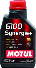 Motul Motor Yağı 10W40 6100 Synergie+ 1 Litre Tam Sentetik