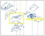 Renault Megane II 2003-2009 Sigorta Röle Kutu Kapağı 8200294202