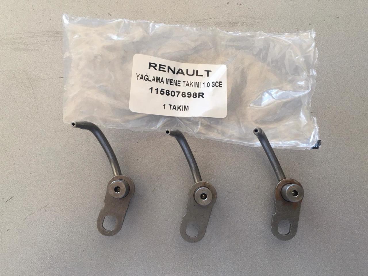 Renault Capture- Clio IV Yağlama Meme Takımı 1.0 SCE 115607698R