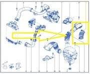 Renault Clio V / Dacia Sandero III/ Jogger/ Nissan Juke/ Micra 1.0 Hava Filitre Hortumu 165750995R