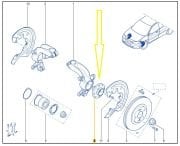 Renault Megane, 2 Clio 3 Ön Porya 8200308649