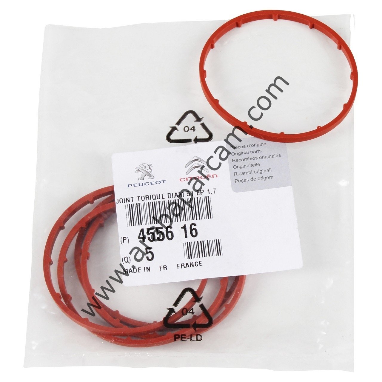 Peugeot 206 307 Partner Fren Vakum Pompa Oringi 4556.16