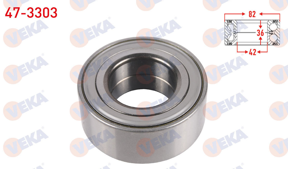 Peugeot 307 308 3008 5008 Partner Tepee Ön Teker Rulmanı 3350.84